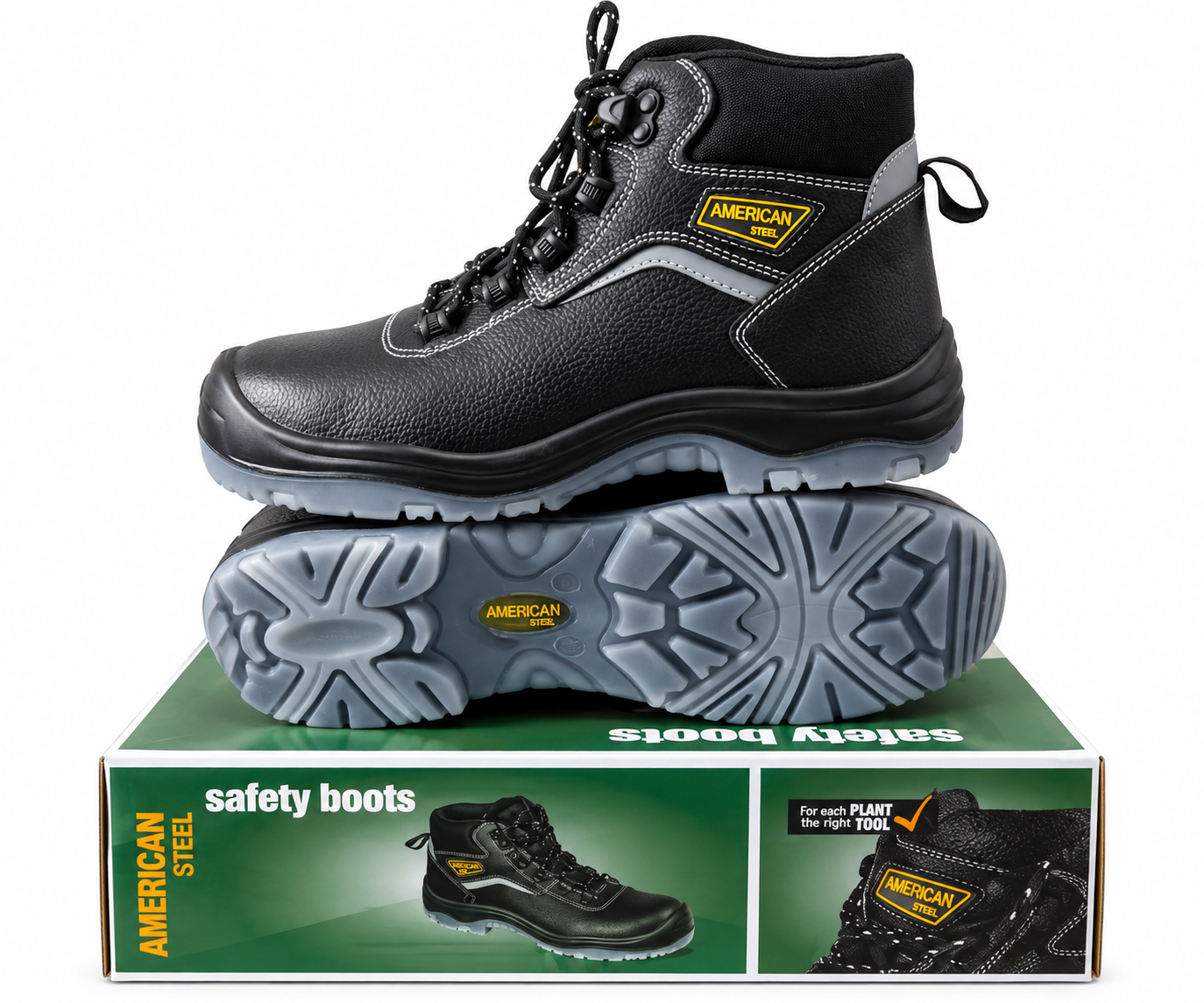 AMERICAN STEEL SAFETY BOOT — view 2